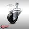 Service Caster 3.5 Inch SS Soft Rubber Wheel Swivel 1/2 Inch Threaded Stem Caster SCC-SSTS20S3514-SRS-121315 - alternate 1
